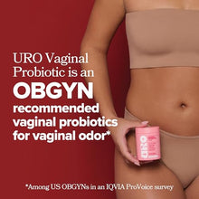 Load image into Gallery viewer, URO Vaginal Probiotics for Women pH Balance with Prebiotics &amp; Lactobacillus Probiotic Blend - Women&#39;s Vaginal Health Supplement - Promote Healthy Vaginal Odor &amp; Vaginal Flora, 60 Count (Pack of 1)
