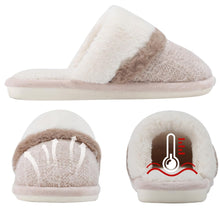 Cargar imagen en el visor de la galería, Cozy Slippers for Women Indoor and Outdoor Fuzzy House Shoes with Memory Foam Anti-Skid Sole Gifts for Women Mom Ladies
