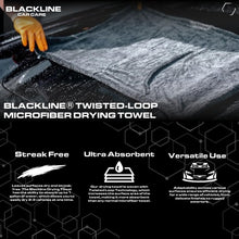 Load image into Gallery viewer, Blackline Drying Towel #1 Rated Car Drying Towel for Car Detailing Streak Free, XL 1300 GSM Premium Ultra Soft Microfiber, Twisted-Loop Microfiber Towels for Cars 24&quot; x 36&quot;
