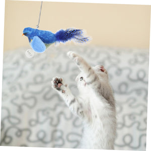 Hohopeti Cat Noise Toy Household Kitten Toy Portable Kitten Toy Portable Cat Teasing Toy Hanging Cat Toys Small Kitten Toy Interesting Cat Bird Toy Funny Toy The Cat Hanging Toys Pp