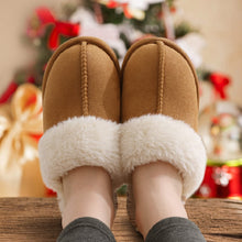 Cargar imagen en el visor de la galería, Litfun Women&#39;s Fuzzy Memory Foam Slippers Fluffy Winter House Shoes Indoor and Outdoor, Chestnut 8-8.5
