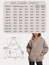 Load image into Gallery viewer, Trendy Queen Womens Oversized Hoodies Fleece Sweatshirts Long Sleeve Sweaters Pullover Fall Outfits Winter Clothes Grey M
