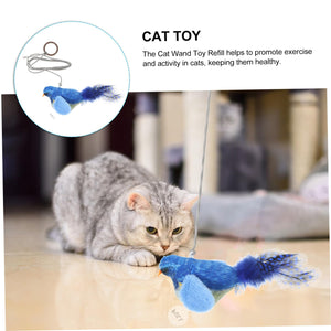 Hohopeti Cat Noise Toy Household Kitten Toy Portable Kitten Toy Portable Cat Teasing Toy Hanging Cat Toys Small Kitten Toy Interesting Cat Bird Toy Funny Toy The Cat Hanging Toys Pp