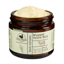 Cargar imagen en el visor de la galería, Hearth and Homestead: Handmade Whipped Tallow Balm (Unscented/Herb-Infused) - Organic Body Butter with Infused Olive Oil, for Eczema, Rosacea, Baby - 1.3 oz
