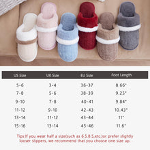 Cargar imagen en el visor de la galería, Cozy Slippers for Women Indoor and Outdoor Fuzzy House Shoes with Memory Foam Anti-Skid Sole Gifts for Women Mom Ladies
