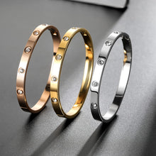 Cargar imagen en el visor de la galería, RIMRIVA Silver Bracelets for Women Trendy Love Gifts Stainless Steel Dainty Stack Friendship Bangle Jewelry Birthday Wedding Christmas Gifts Women Mom Best Friend Wife Female Stocking Stuffers
