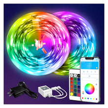 Load image into Gallery viewer, DAYBETTER LED Strip Lights 130ft Lights Strip for Bedroom, Desk, Indoor Room Bedroom Brithday Gifts RGB Decor with Remote and 24V Power Supply
