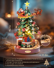 Load image into Gallery viewer, ROBOTIME 3D Puzzles for Adults Wooden Music Box with LED DIY Model Christmas Tree Building Kit for Kids Hobby Crafts Unique Home Decor
