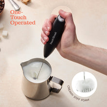 Load image into Gallery viewer, Powerful Handheld Milk Frother, Mini Milk Foamer, Battery Operated (Not included) Stainless Steel Drink Mixer for Coffee, Lattes, Cappuccino, Frappe, Matcha, Hot Chocolate.
