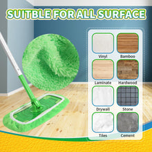 ギャラリービューアに画像を読み込み、5 Pack Reusable 100% Chenille Mop Pads Compatible with Swiffer Sweeper Mop, Wet and Dry Flat Swiffer mop Cover, 5 Pack Washable Swiffer Pads for Surface/Hardwood Floor Cleaning (Mop is Not Included)
