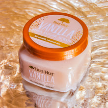 Cargar imagen en el visor de la galería, Tree Hut Vanilla Shea Sugar Exfoliating &amp; Hydrating Body Scrub, 18 oz
