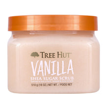 Cargar imagen en el visor de la galería, Tree Hut Vanilla Shea Sugar Exfoliating &amp; Hydrating Body Scrub, 18 oz
