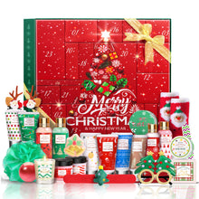 Load image into Gallery viewer, LUCOTIYA Advent Calendar 2024-24 Days of Beauty Advent Calendar, Bath and Body Gifts Sets for Women, Christmas Gift Baskets for Women, Skincare Beauty Advent Calendar
