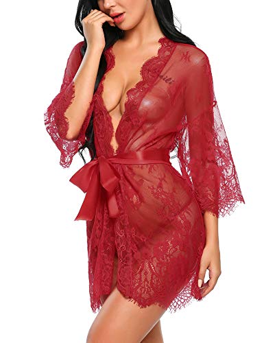 Comfortable Sleepwear Sexy Women Satin Robes - China Gown and Robe