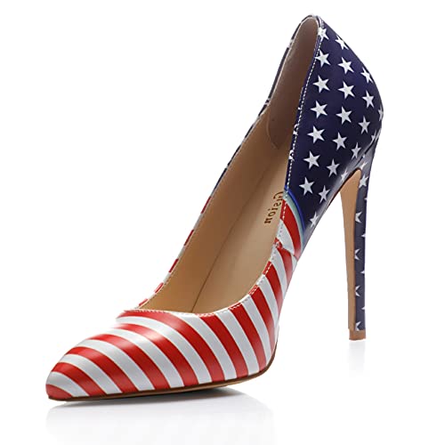 Puerto Rician Day Heels with Flames – Wicked Addiction